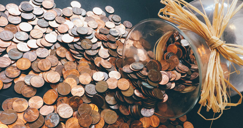 Photo of pennies - Managing Money and Time